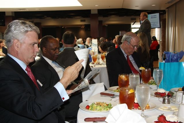 2010 Compass Awards VIp table Vince O Oscar J  Mike S.JPG